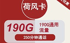 联通荷风卡35元/190G/250分钟