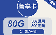 电信鲁享卡29元/80G